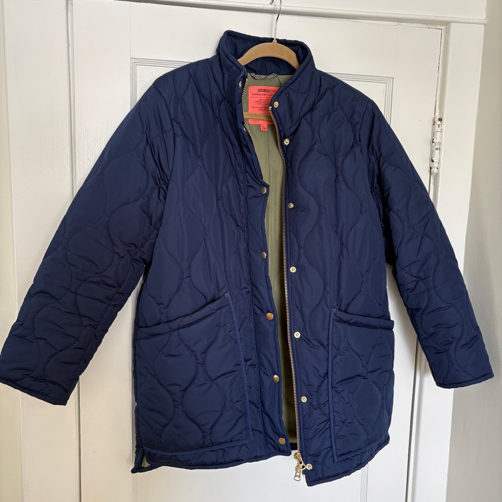 J. Crew Womens Quilted Cocoon
Puffer Coat - Picture 7 of 16